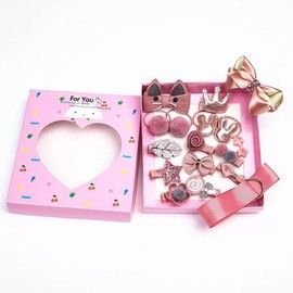 【Cute Design】Kids Accessories Set - Girls Accessories Set, Including Hair Accessories, Hairpins, Hair Bands, Toy Kids Hair Accessories, Cute Hair Brush for Baby
