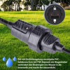Schuko Coupling, Pack of 2 Protective Contact 250 V/16 A