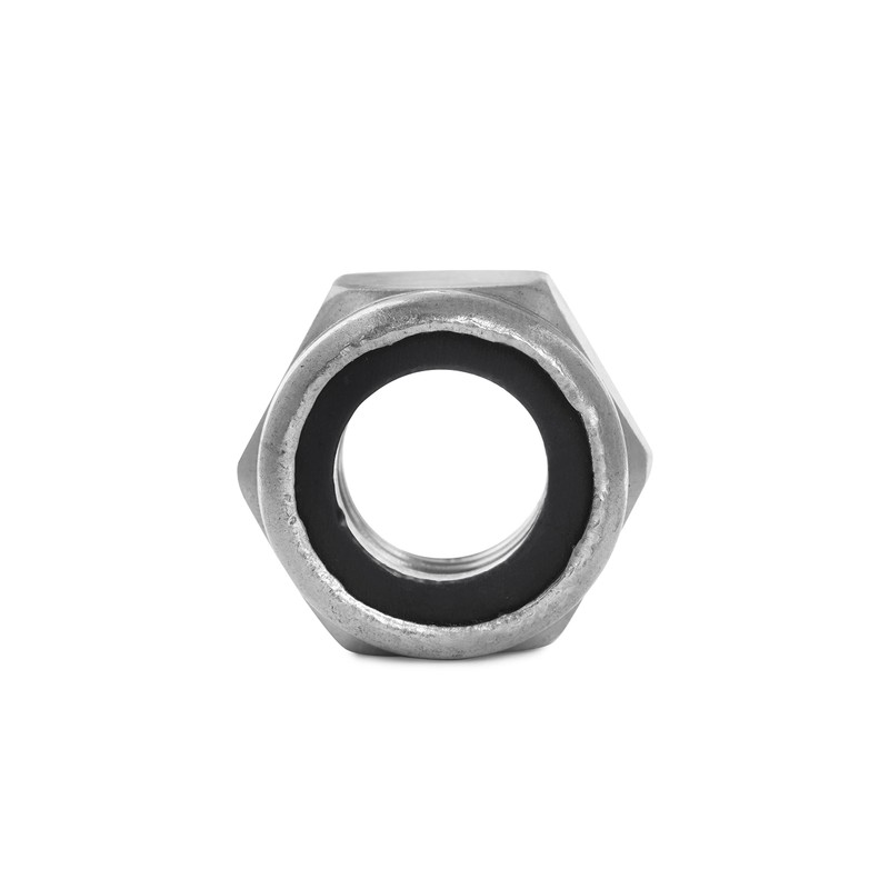M5 Nyloc Steel Nuts (BZP), Self Locking Nuts with Nylon