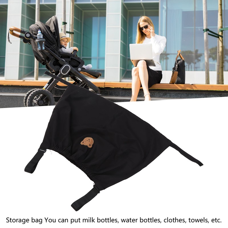 Baby Stroller Storage Organizer Nylon Adjustable Strap Kids Stroller Storage