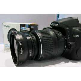 For Nikon D7100 D7000 D3200 D3100 D5200 D5100, FOR ALL NIKON DSLR CAMERAS, FOR NIKON 18-55MM LENS, WIDE ANGLE MACRO FOR NIKON DSLR, For Nikon 52MM Wide Angle Lens 0.43x Fisheye Macro for Nikon DSLR D3300 D5300 D5200 D5100
