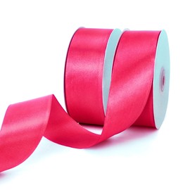 100 Yards 1 1/2 Inch Hot Pink Ribbon for Flower Bouquet Magenta Ribbon for Gift Wrapping Princess Birthday Wedding Bachelorette Party Bow Decorations Tying Up