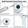 Fingerprint Door Lock Touchscreen Smart Biometric Door Lock Keyless Entry