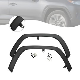WOHAIPA Front Fender Flare Molding Trim For Toyota 2019-2021 Rav4 Replacement Black Left+Right 7560242160 7560142160