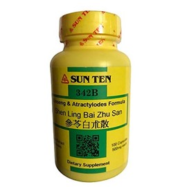 Sun Ten - Ginseng & Atractylodes Formula Capsules/Shen Ling Bai Zhu San/參苓白朮散