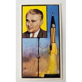 1960 Fine Fare Tea Inventions & Discoveries #47 ROCKETS INTO SPACE