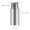 sourcing map Shower Head Extension Arm Stainless Steel 1/2 PT
