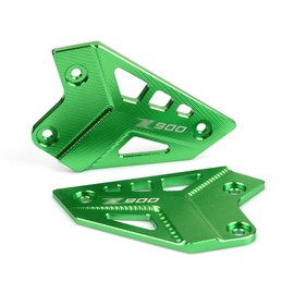 MOQIAOSEIKO Motorcycle Footrests Footrest Protector Compatible with Z900 Z 900 2017 2018 2019 2020 2021 2022 2023 2024 Accessories Heel Protection Footrest Plate Aluminium