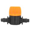 100Pcs 4/7 Barb Valve Irrigation Mini Pipe Water Valve Through