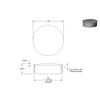(10 Pack) 1-1/4" ID Hole Knockout Locking Plugs for Panels