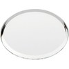 Plymor 2" Round, 3mm Thick Beveled Glass Mirror Circle, Pack