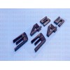 cdbk (2pc) Gloss Black 345 Badge Emblem for MOPAR HEMI