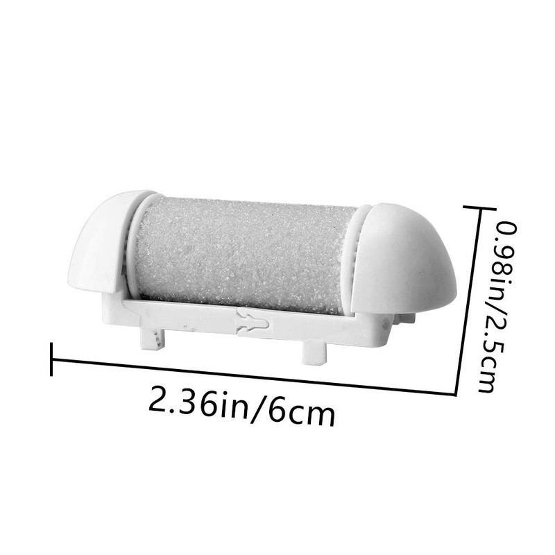 Electric Pedicure Device Replacement Roller Heads,ELMCHEE 3 Different Mineral Stone