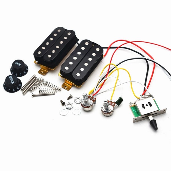 Unbranded 1Set 3-Way Switch Wiring Harness Electric Guitar Humbucker Pickups