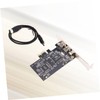 OSALADI Pcie to Expansion Card with Ports Pin Pin for