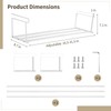 Homaisson Expandable Shoe Rack Organizer for Closet - 16.5”-31.5” Adjustable
