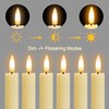 LED Taper Candles with Timer Function, LED Candles Flickering Flame