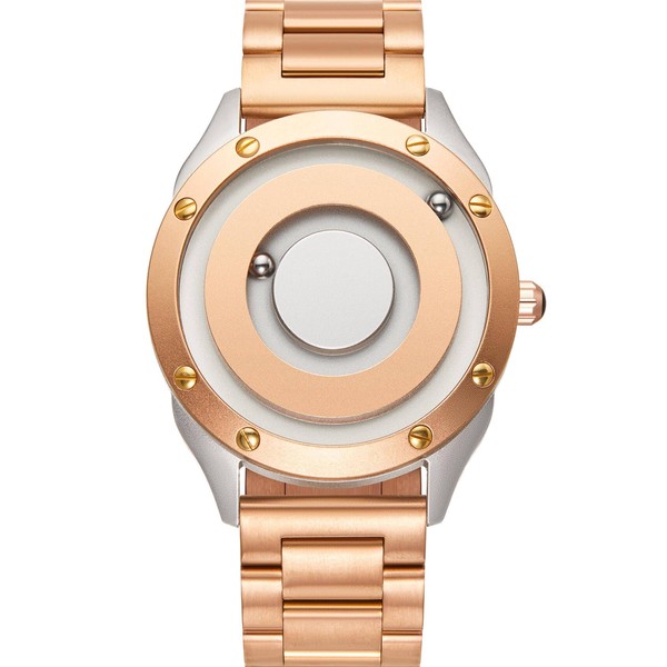 EUTOUR Magnetic Watch Lovers Watch Wooden Quartz Movement Lightweight Watch