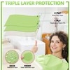 EZEELAI 3 Ply Dental Patient Bibs Disposable Dentist Bibs Napkin