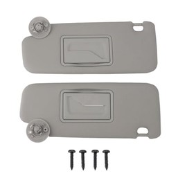 Bewinner Parasoles para Coche, Aptos para 2012-2020, MATIZ 2004-2017, Spark 2011-2022, Visera Gris con Espejo y Bloqueo UV, PVC y Espuma