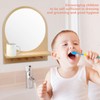 Oranwell Wooden and Acrylic Wall Mirror for Kids with Hooks