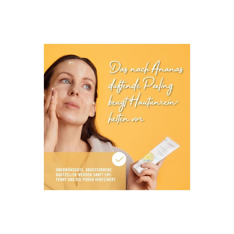 ARYA LAYA Pineapple Enzyme Scrub, 75 ml | Gentle, deep