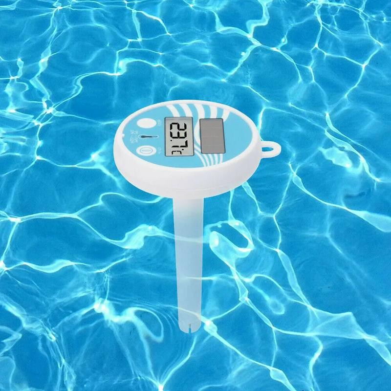 Floating Digital Pool Thermometer Solar Powered Outdoor Pool Thermometer Waterproof