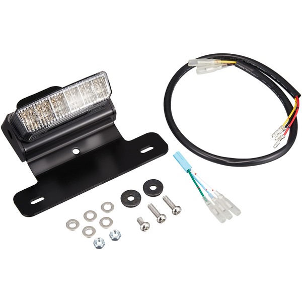 Hurricane HA5819C Tail Lamp Kit, LED Rectangle, Clear Lens, Rebl