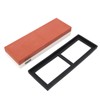 Household Knife Sharpening Stone White Corundum Whetstone with Base 1000