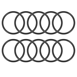 sourcing map Metric Nitrile Rubber O-Rings Seal Rubber 60mm Outer Diameter 52mm Inner Diameter 4mm Width Pack of 10