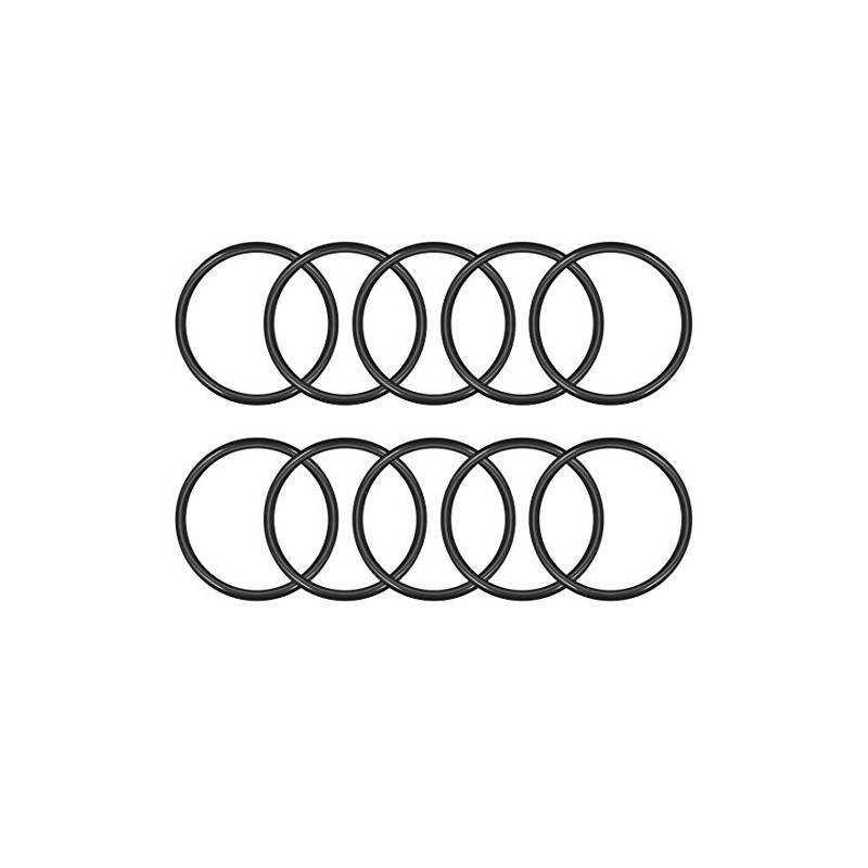 sourcing map Metric Nitrile Rubber O-Rings Seal Rubber 60mm Outer