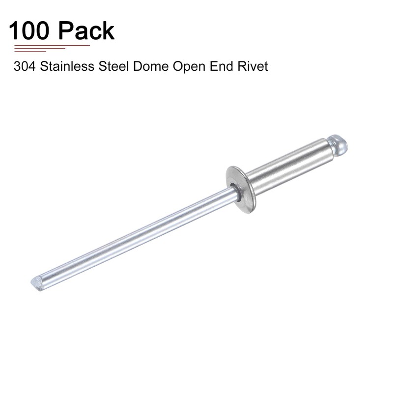 DTGN 3.2mm x 12mm (DXL) Blind Rivets - 100Pack -