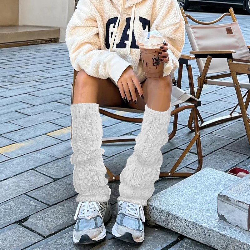 AUNGCSHE Leg Warmers, Soft Winter Leg Warmers for Women in