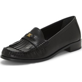 Vince Camuto Women's Cosette Loafer Flat, Black, 12