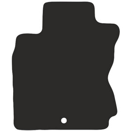 Wielganizator Car Mat - Fits Nissan Note I E11 Minivan 2006-2012 - Velour - Car Accessories - Practical Car Mat - 1 Piece - Black