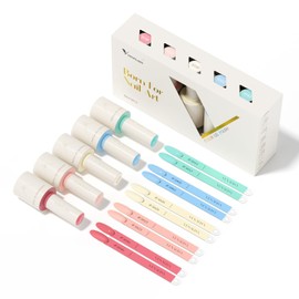 VENALISA 10 ML Gel Nail Polish Set, 5 Pcs Pink Yellow Blue Gel Polish Color High Gloss Soak Off U V Nail Manicure Salon DIY