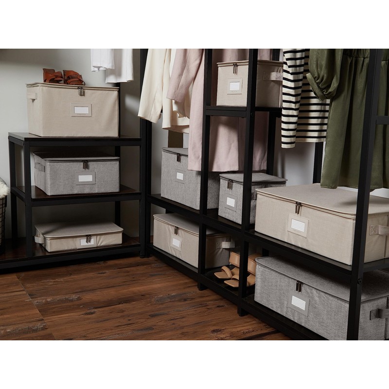 Covermates Keepsakes Zip-Top Storage Box Set, 3 Pack Heavy Duty