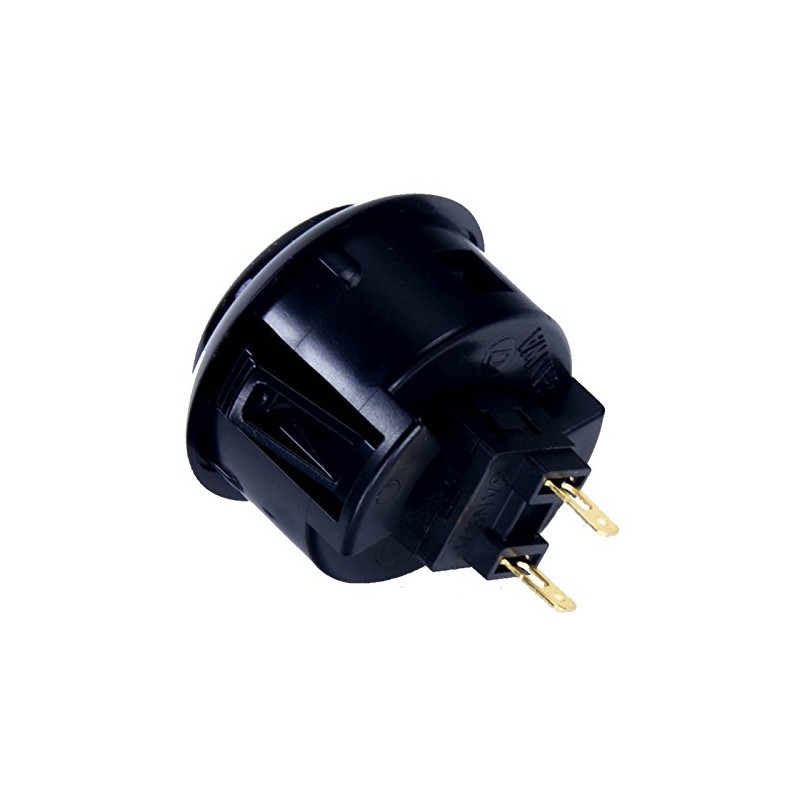 Sanwa Electronics Flush Mount Push Button 30φ Black OBSF-30-K