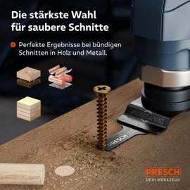 Presch Saw Blade for Wood and Metal 25 x 10 mm Set of 5