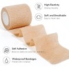 Unbranded 16 Rolls, Self-Adhesive Cohesive Bandage Wrap 2″×5 yds –