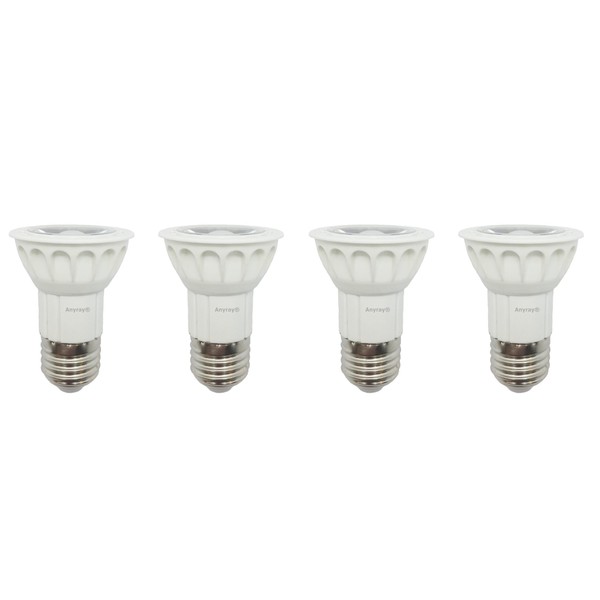 Anyray 4-LED Bulbs 5W Universal Replacement Bulb for Hoods 75 Watt Standard 75W E27