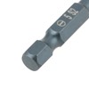 10pcs 1/4inch Hex Shank 50mm S2 Alloy Steel Slotted Screwdriver