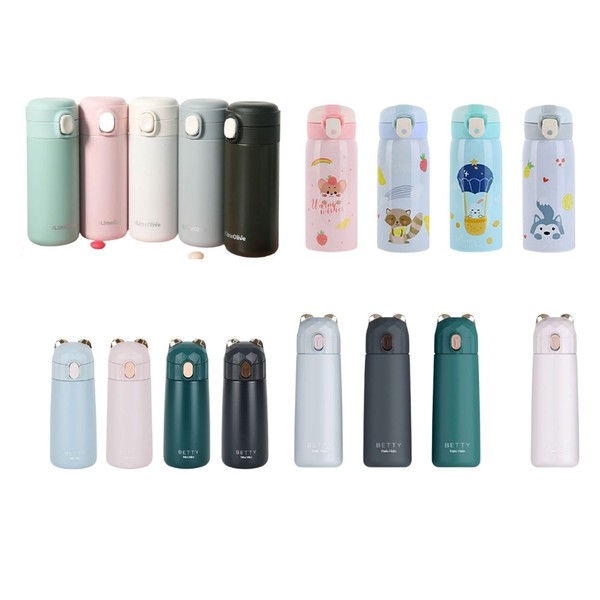 One-touch tumbler kindergarten daycare water bottle elementary school children&#39;s water
