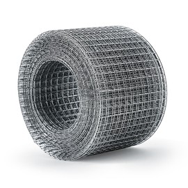 Muzhira Rodent Proofing Galvanized Wire Metal Mesh - 6m x 75mm Blocks Rats, Mice, Mouse, Squirrel & Bird Access Internal & External Pest Prevention for Filling In Gaps Around The Home & Garden
