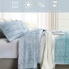 Nanko Quilt Set Queen Full Size 3 pcs, Grey and