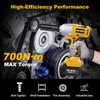 Mowis Cordless Impact Wrench 700Nm Brushless 1/2 inch Impact Wrench,