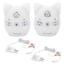 Wireless Audio Baby Monitor Two Way Talk Baby Monitor with Night Light Music