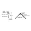 Freestanding Heat Detection Alarm ABS Hight Temperature Detector with Audible