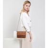 LEEXTON Women's Cross-Body Shoulder Bag, Pochette, 2-Way, Genuine Leather, Lightweight,