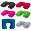eBuyGB Inflatable Neck Pillow for Travel, Blow Up Compact Portable